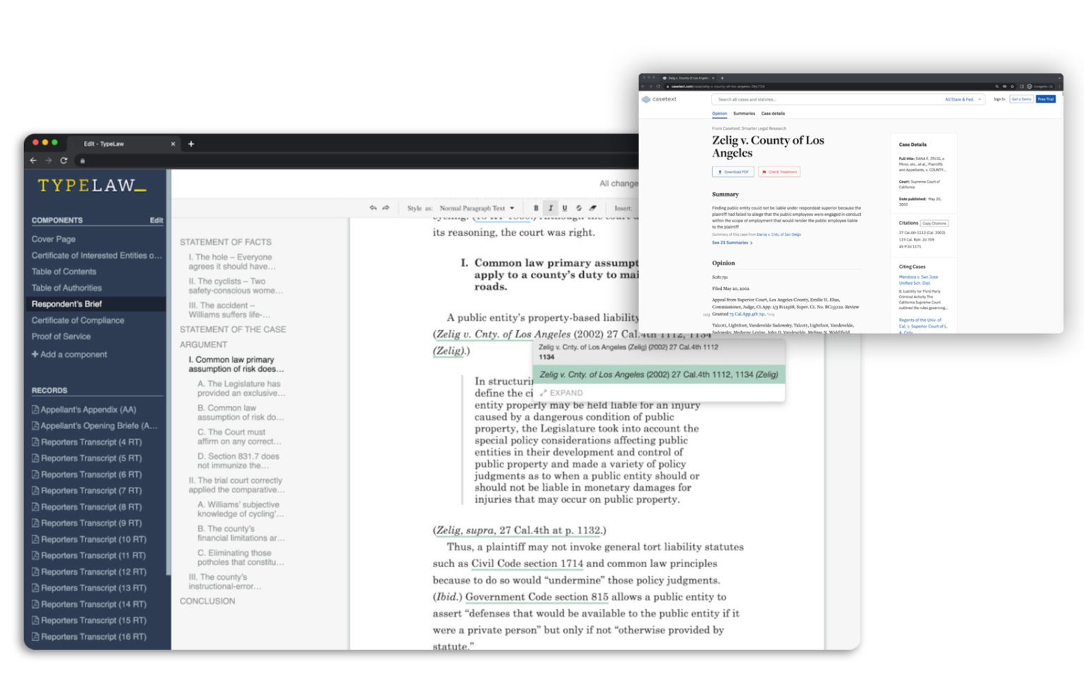 hyperlinking screenshot
